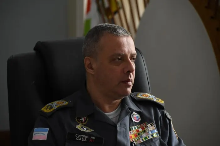 Coronel Douglas Caus, ex-Comandante-Geral da Polícia Militar do Espírito Santo, em foto oficial uniformizado