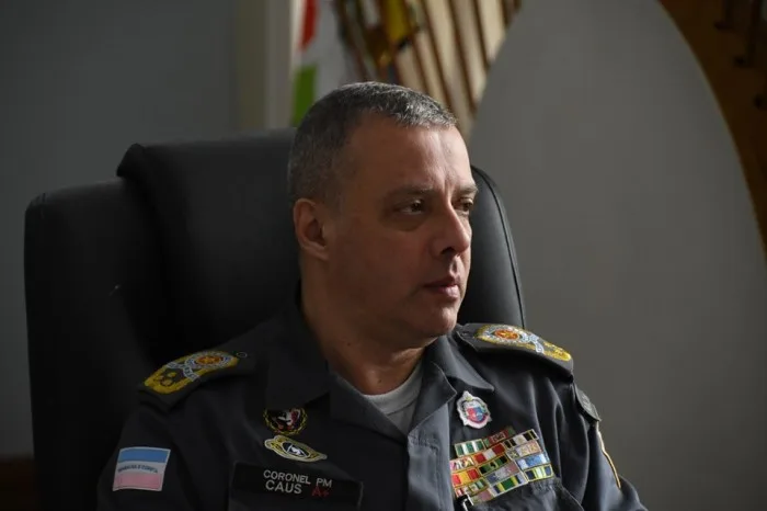 Coronel Douglas Caus, ex-Comandante-Geral da Polícia Militar do Espírito Santo, em foto oficial uniformizado